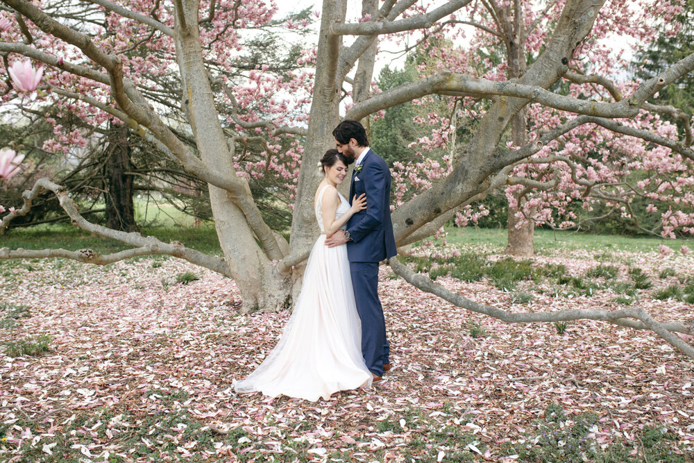 Tyler Arboretum Spring Wedding 
