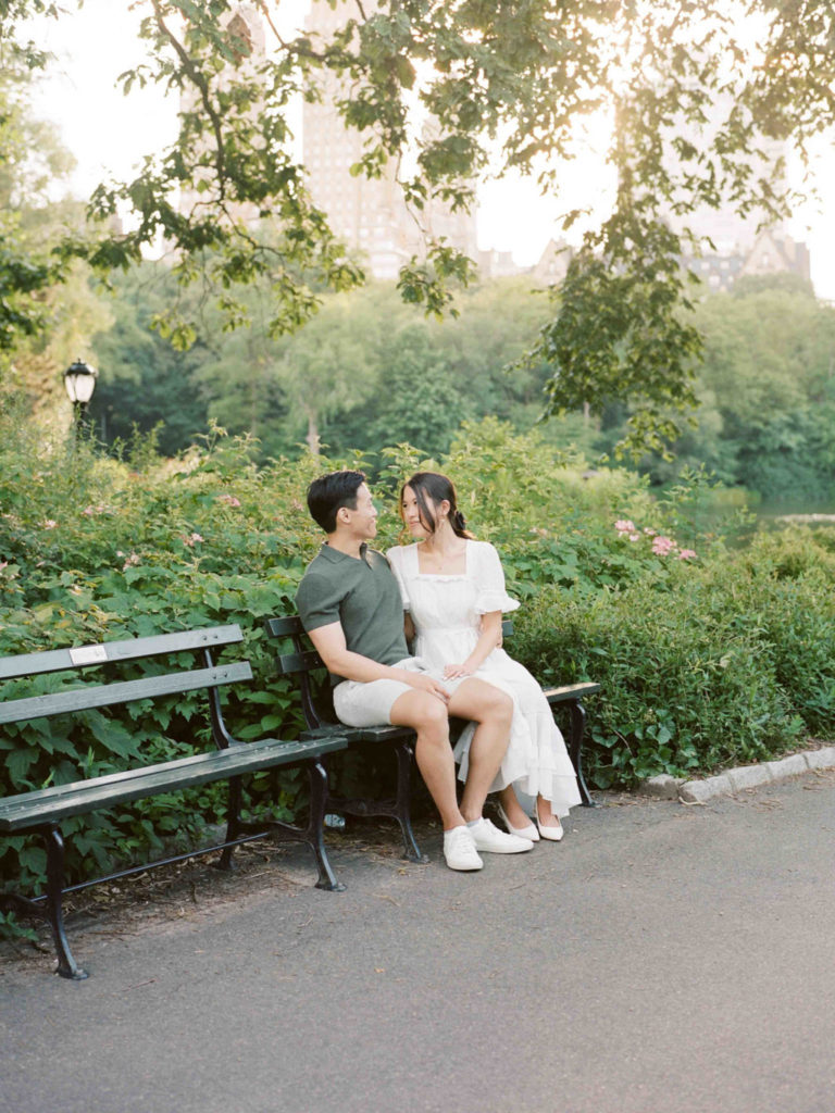 Central Park Engagement Photos