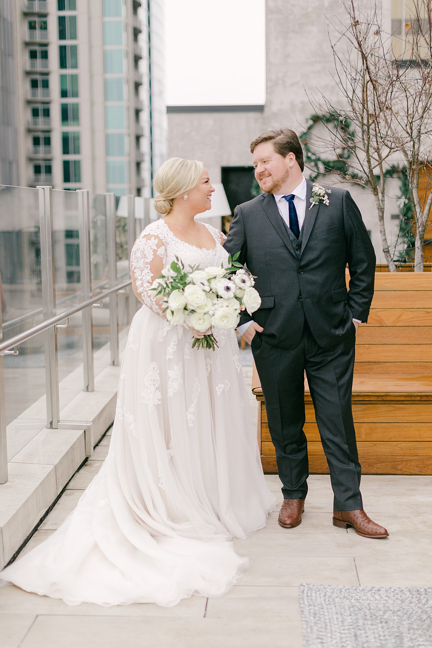 Bride and groom portraits during Noelle, Nashville Wedding | Photo by Hope Helmuth Photography
