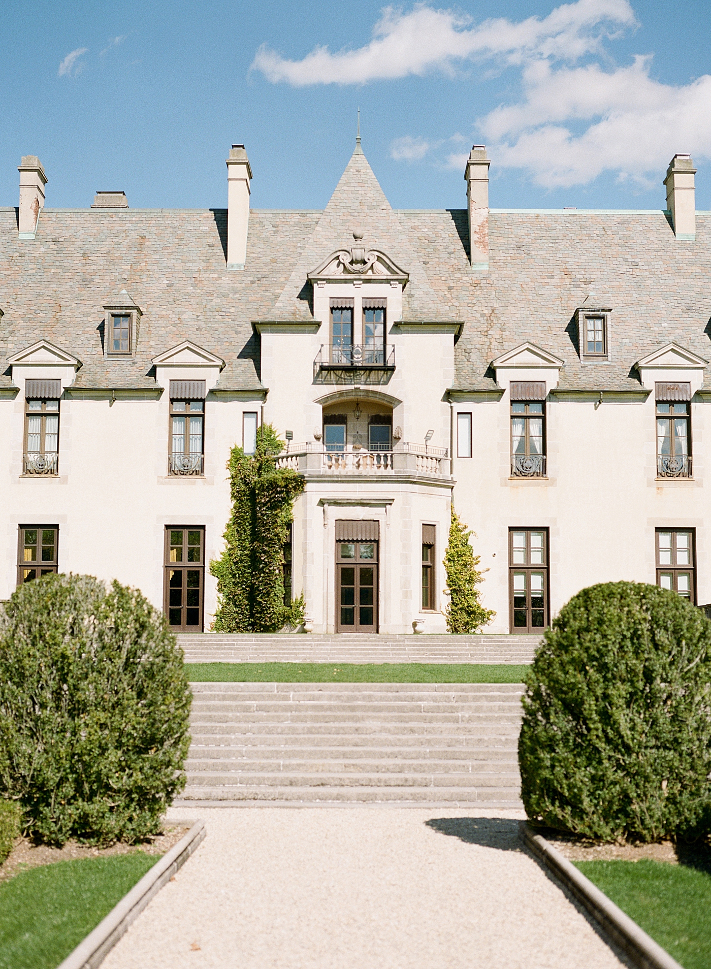 Vignette of the entrance of a castle in bright sun | Image by Hope Helmuth Photography