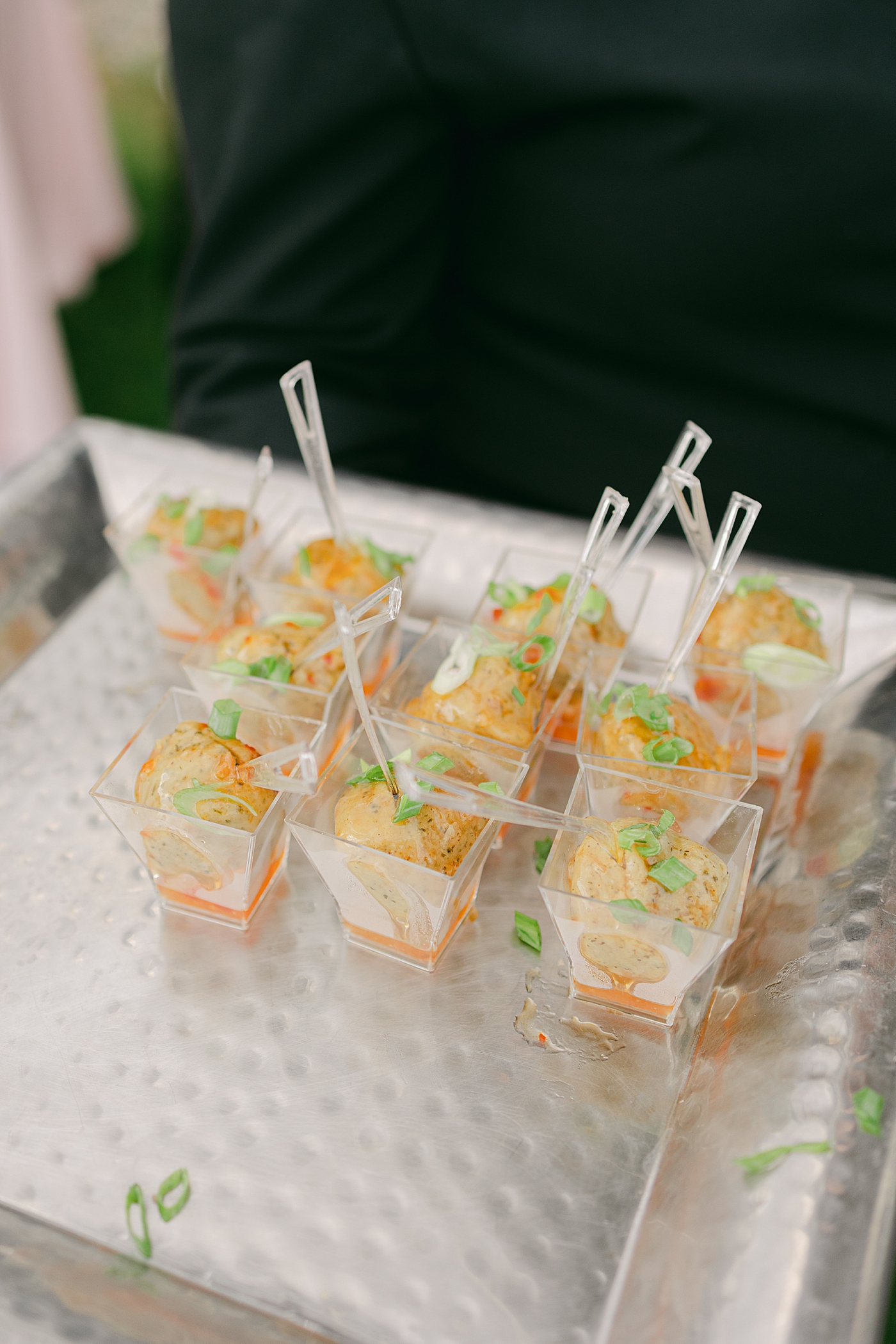 Reception food details | Image by Hope Helmuth Photography