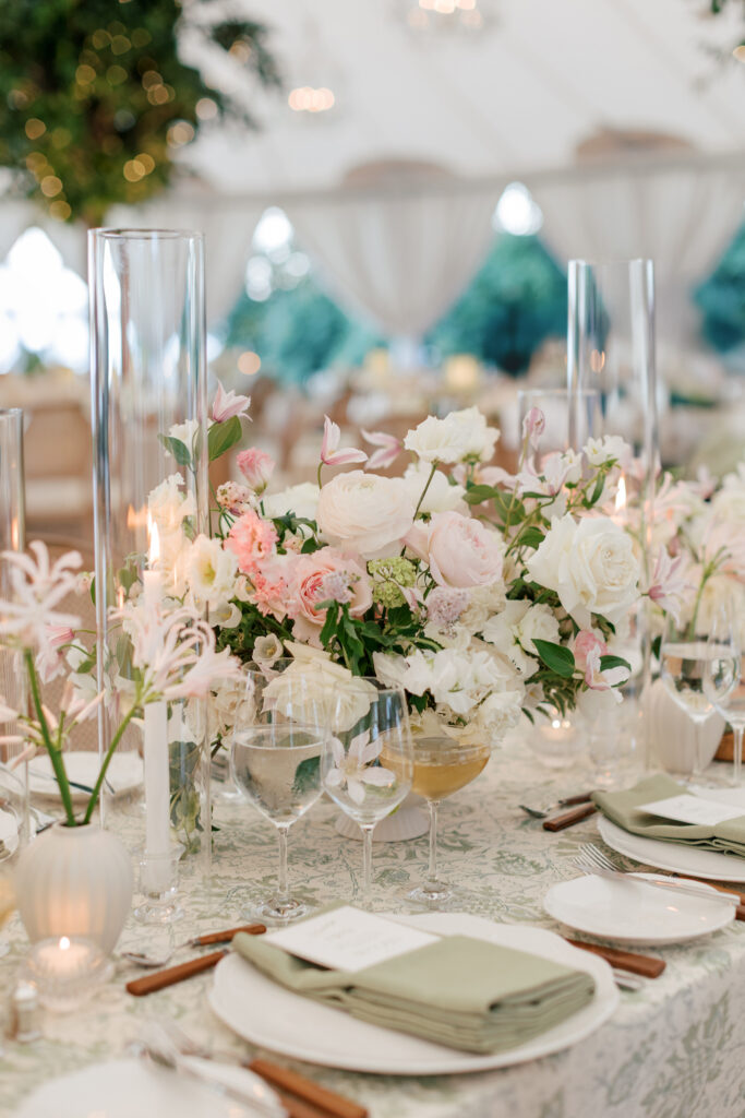coastal-waterfront-tented-wedding-photos-50 Elegant tented wedding featuring refined garden inspired floral design